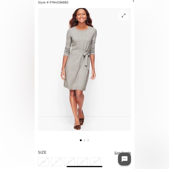 Talbots Dresses & Skirts - Elegant Gray  Women's Dress